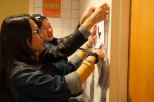 Students push for gender neutral bathrooms. MADDY SMITH/THE BATES STUDENT